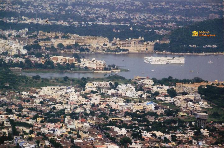Panoramic view of Udaipur.